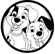 101 Dalmatians coloring page