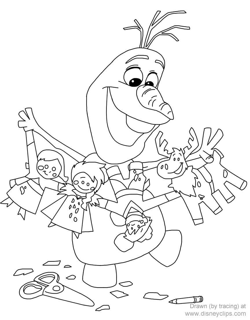 frozen coloring pages 4 disneyclips