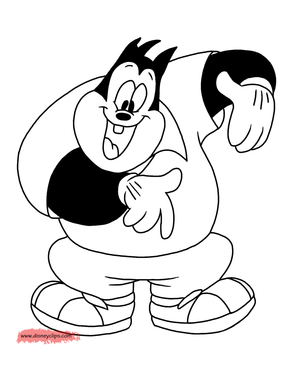 Goof Troop Coloring Pages | Disneyclips.com