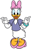 Daisy Duck smiling