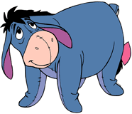 Cute Eeyore smiling