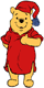 Winnie the Pooh in his nightshirt