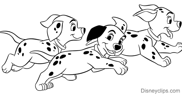 sparky the dalmatian coloring page