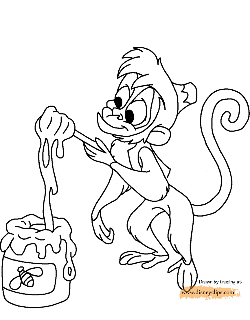 Aladdin Coloring Pages (5) | Disneyclips.com