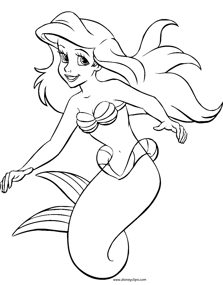 The Little Mermaid Coloring Pages 3 Disney S World Of HD Wallpapers Download Free Images Wallpaper [wallpaper896.blogspot.com]