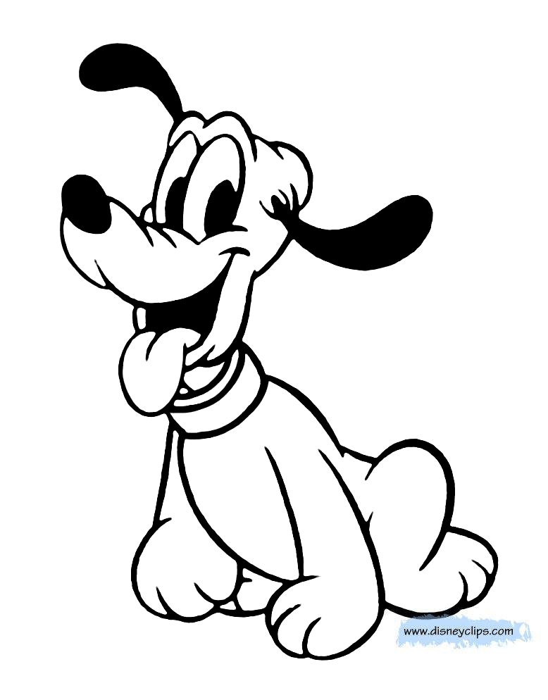 496 Simple Baby Disney Printable Coloring Pages for Kindergarten