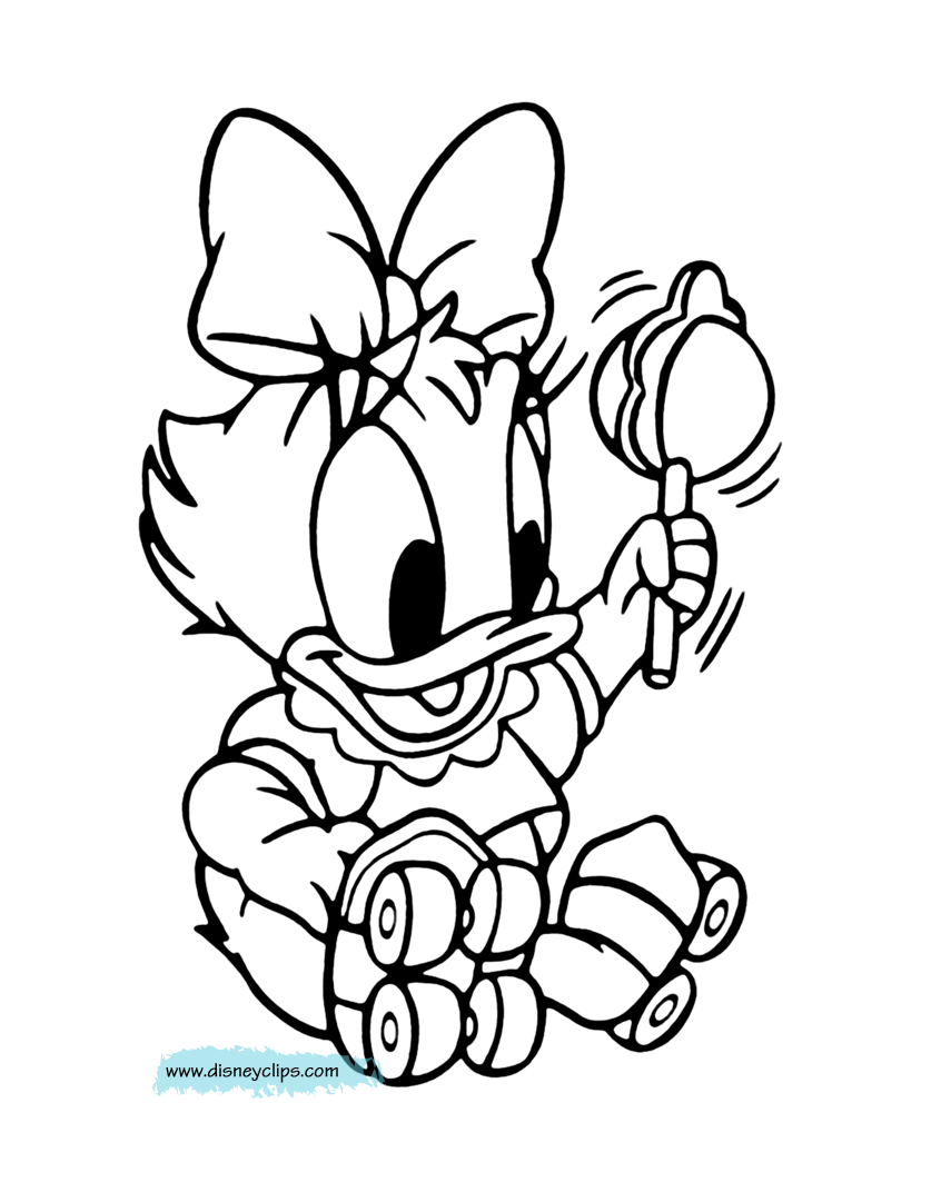 baby princess daisy coloring pages