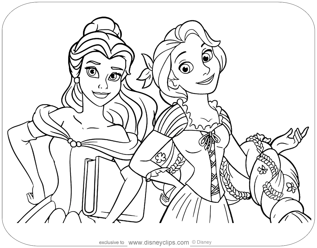 40 Gorgeous Princess Coloring Pages For Kids And Adults