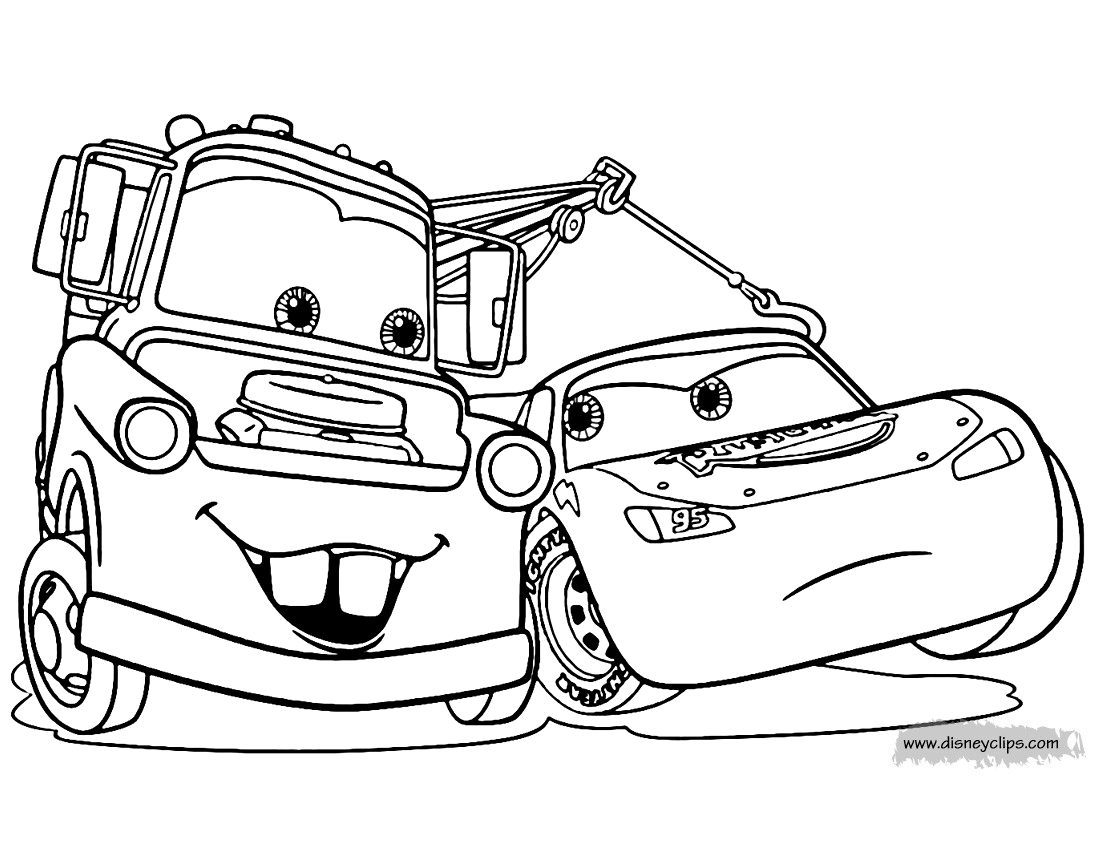 Download Disney Pixar S Cars Coloring Pages Disneyclips Com
