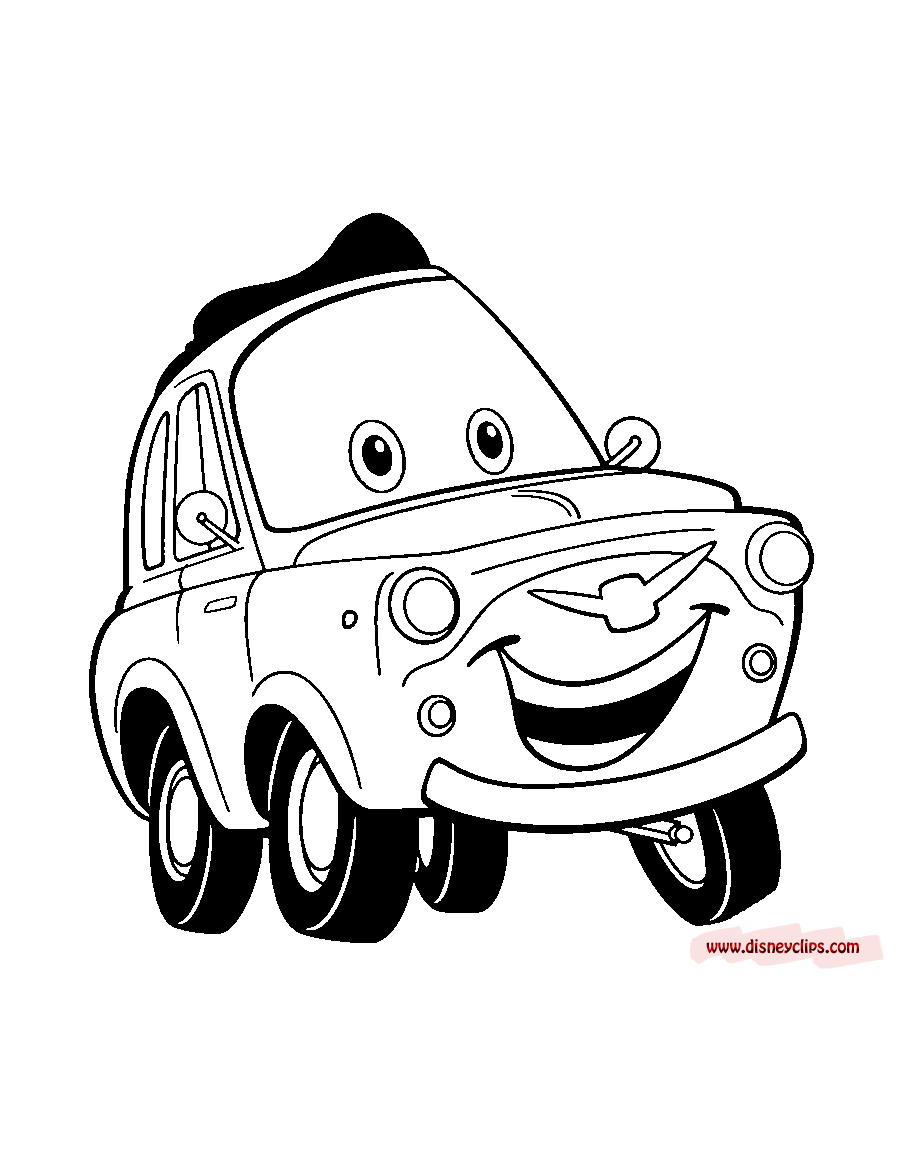 9800 Luigi Cars Coloring Pages Download Free Images