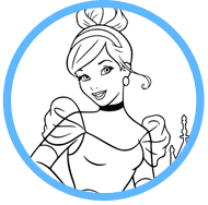 Cinderella coloring page