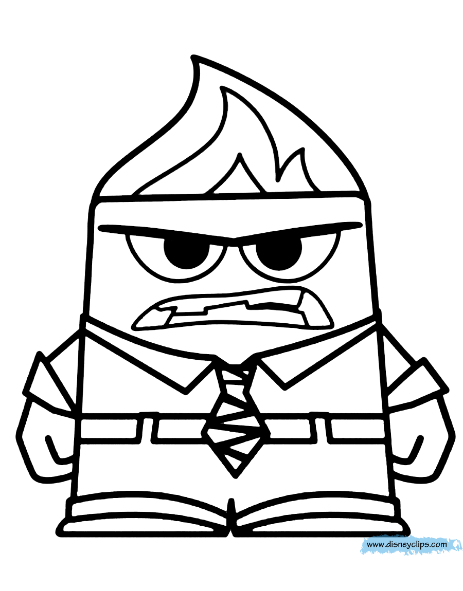 coloring page Anger
