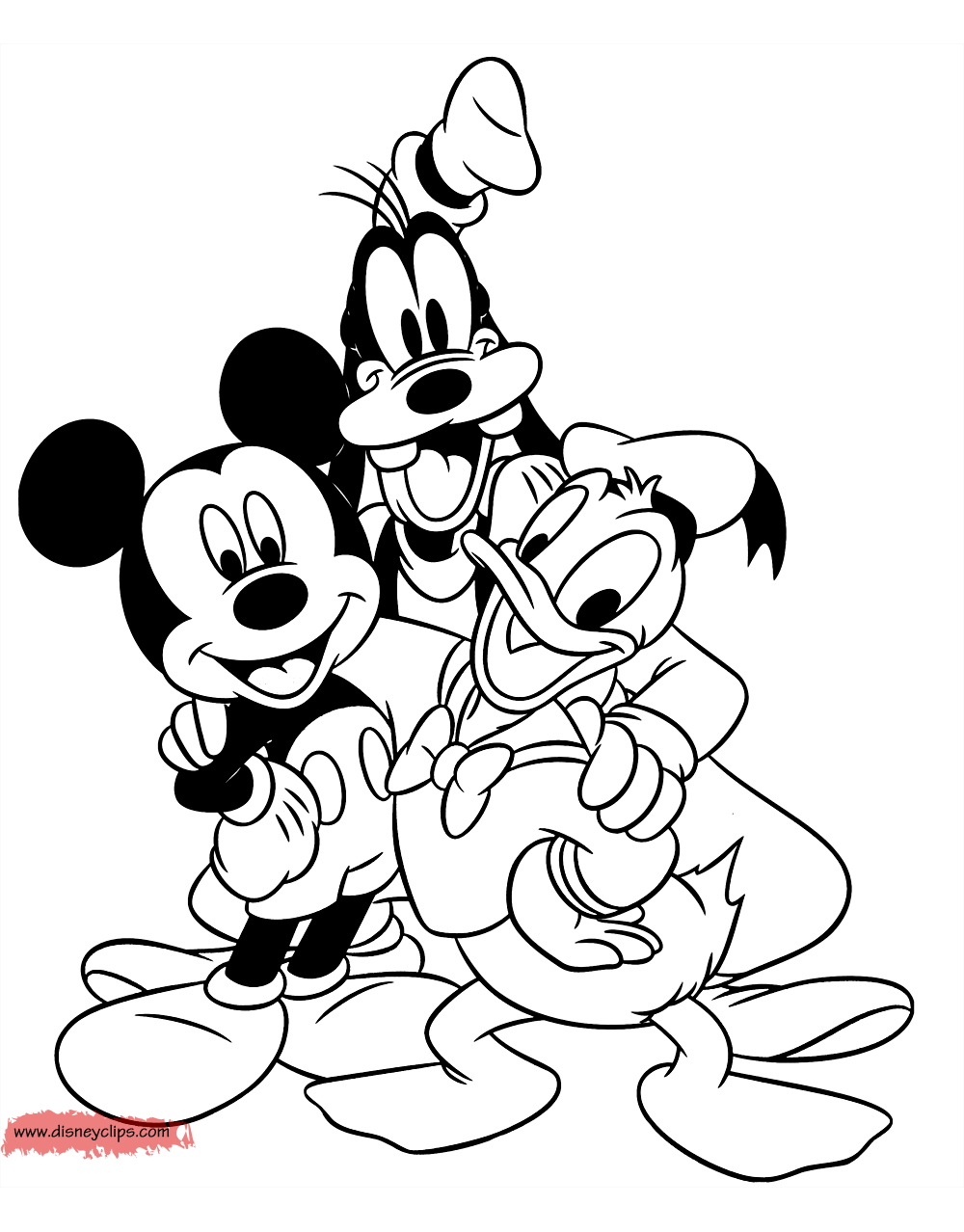 Mickey Mouse Friends Coloring Pages 2 Disney s World