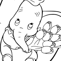 Disney Mother's Day coloring page