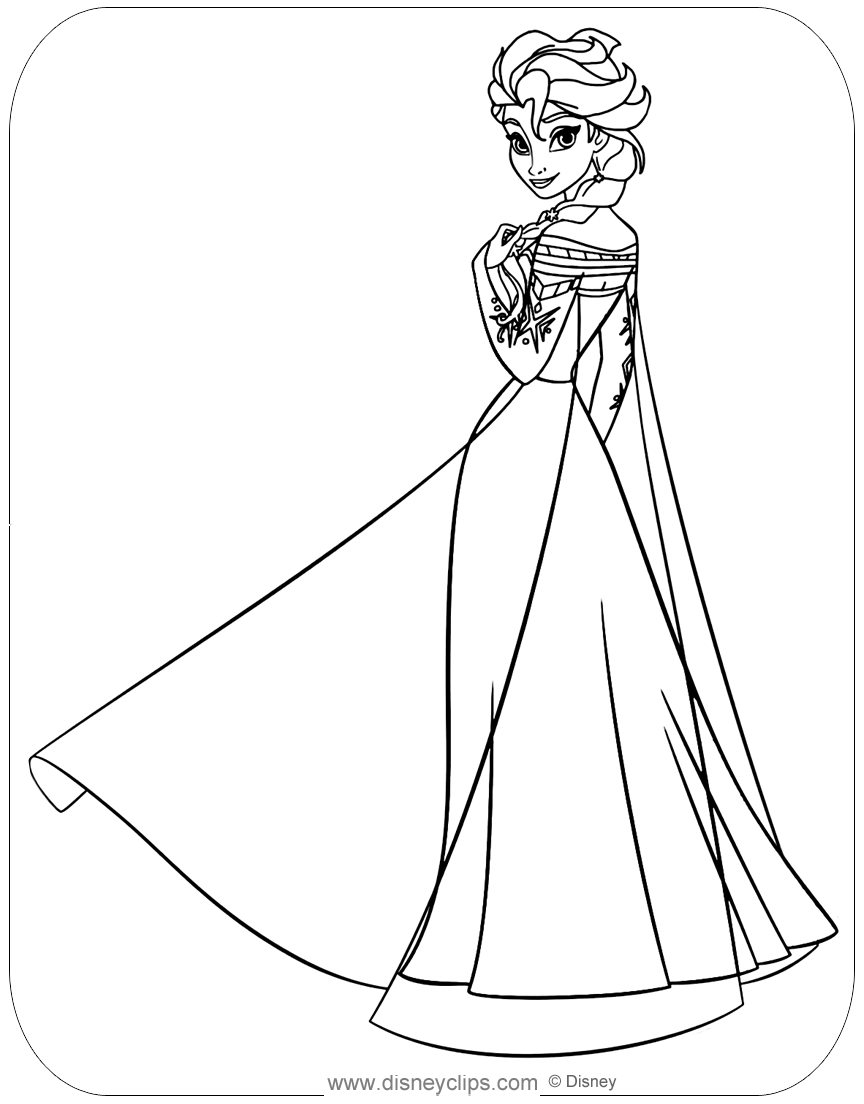 Frozen 2 Coloring Pages Pdf Coloring And Drawing