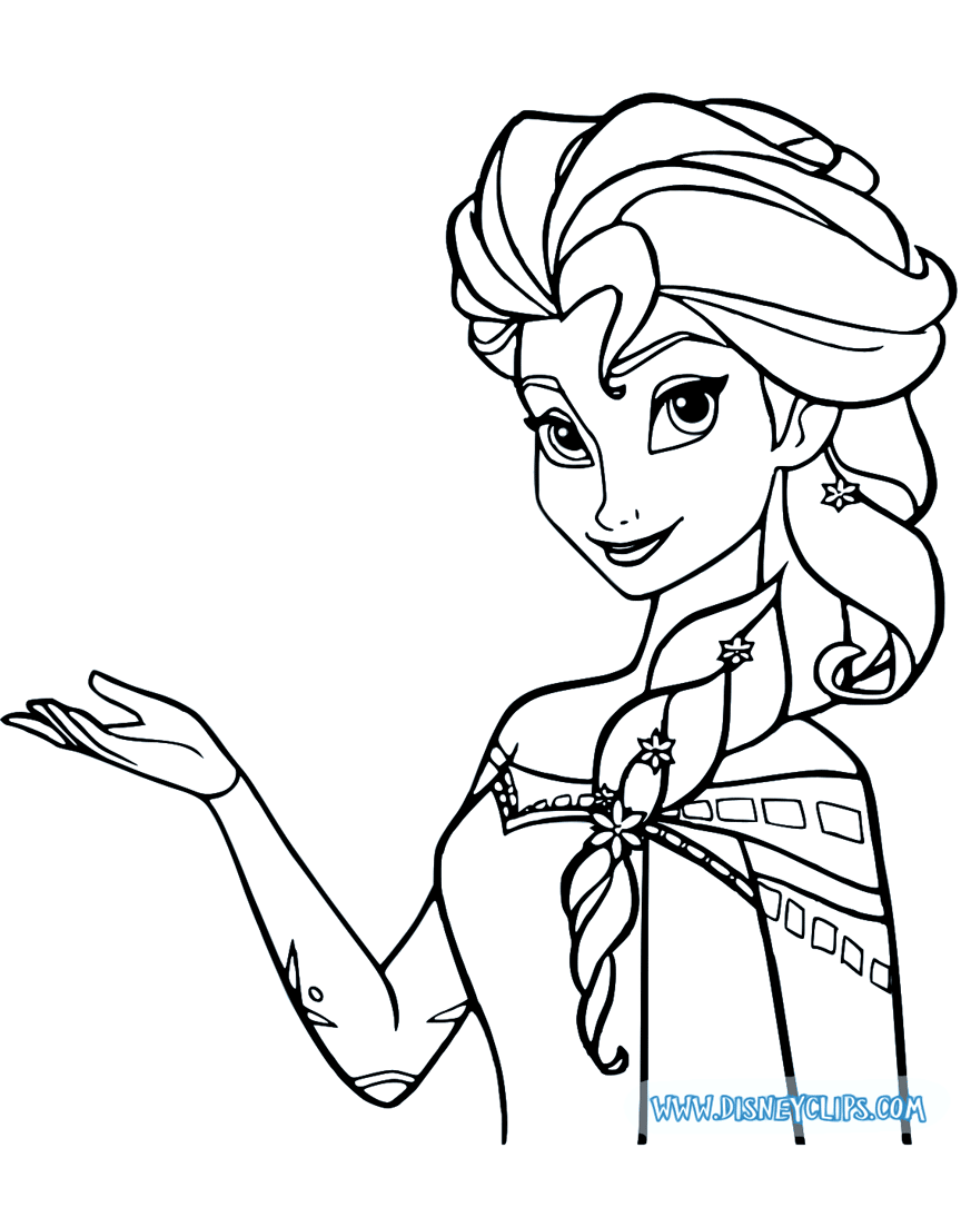 princess coloring pages frozen anna