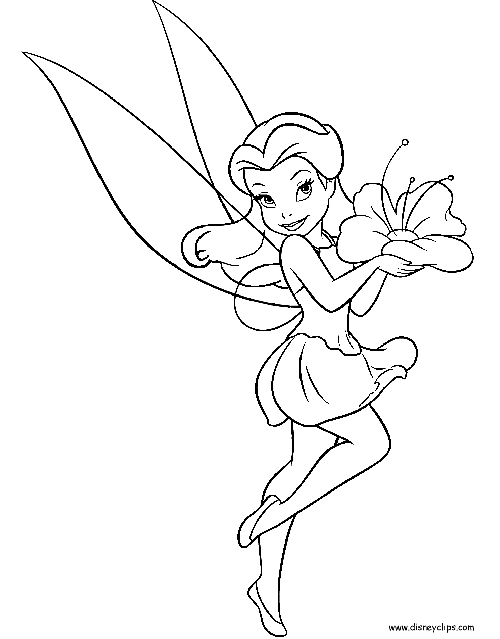 Download Disney Fairies Coloring Pages (3) | Disneyclips.com