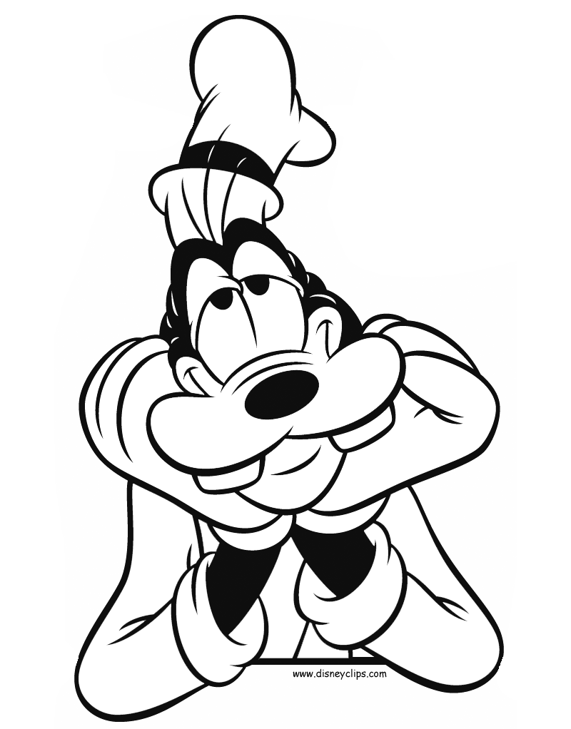 Disney39s Goofy Coloring Pages 2 Disneyclipscom