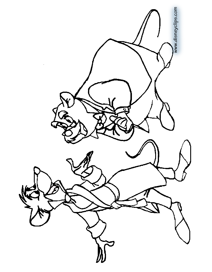 7300 Coloring Pages Disney Great Mouse Detective , Free HD Download