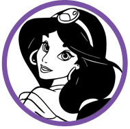 Jasmine coloring page