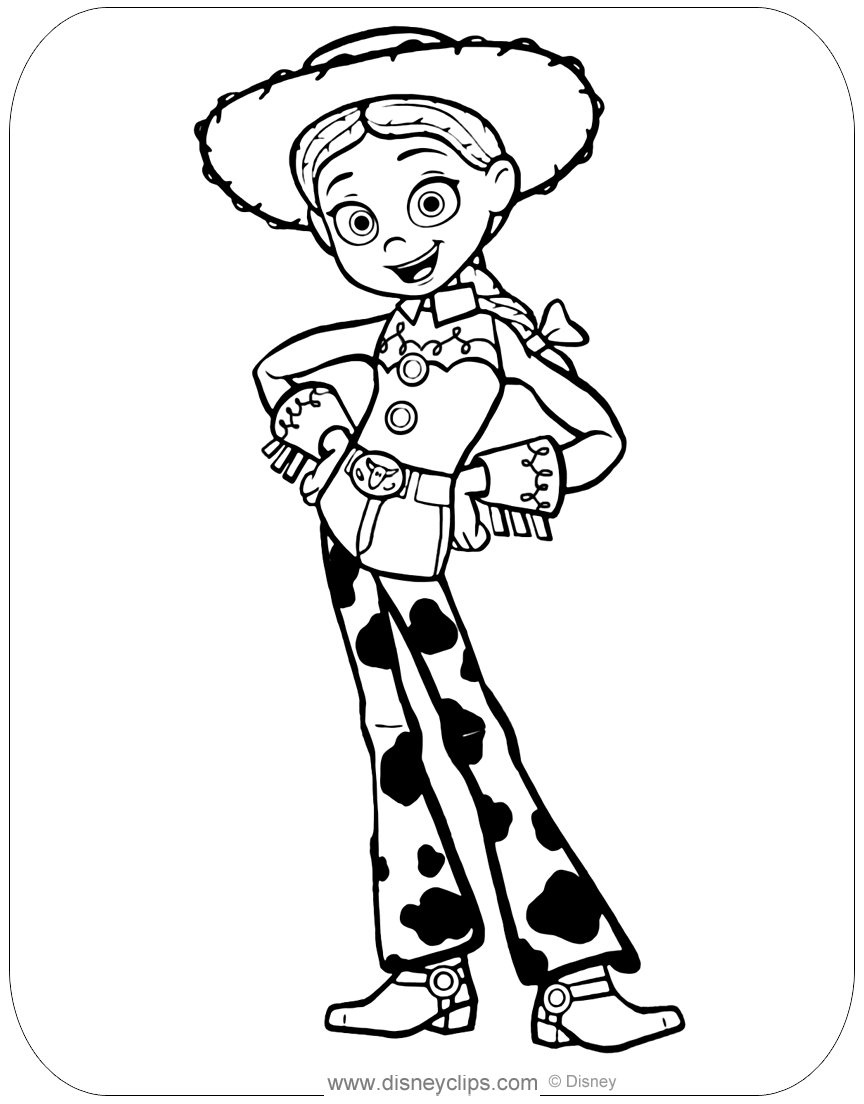 76 Top Coloring Pages Disney Jessie Images & Pictures In HD