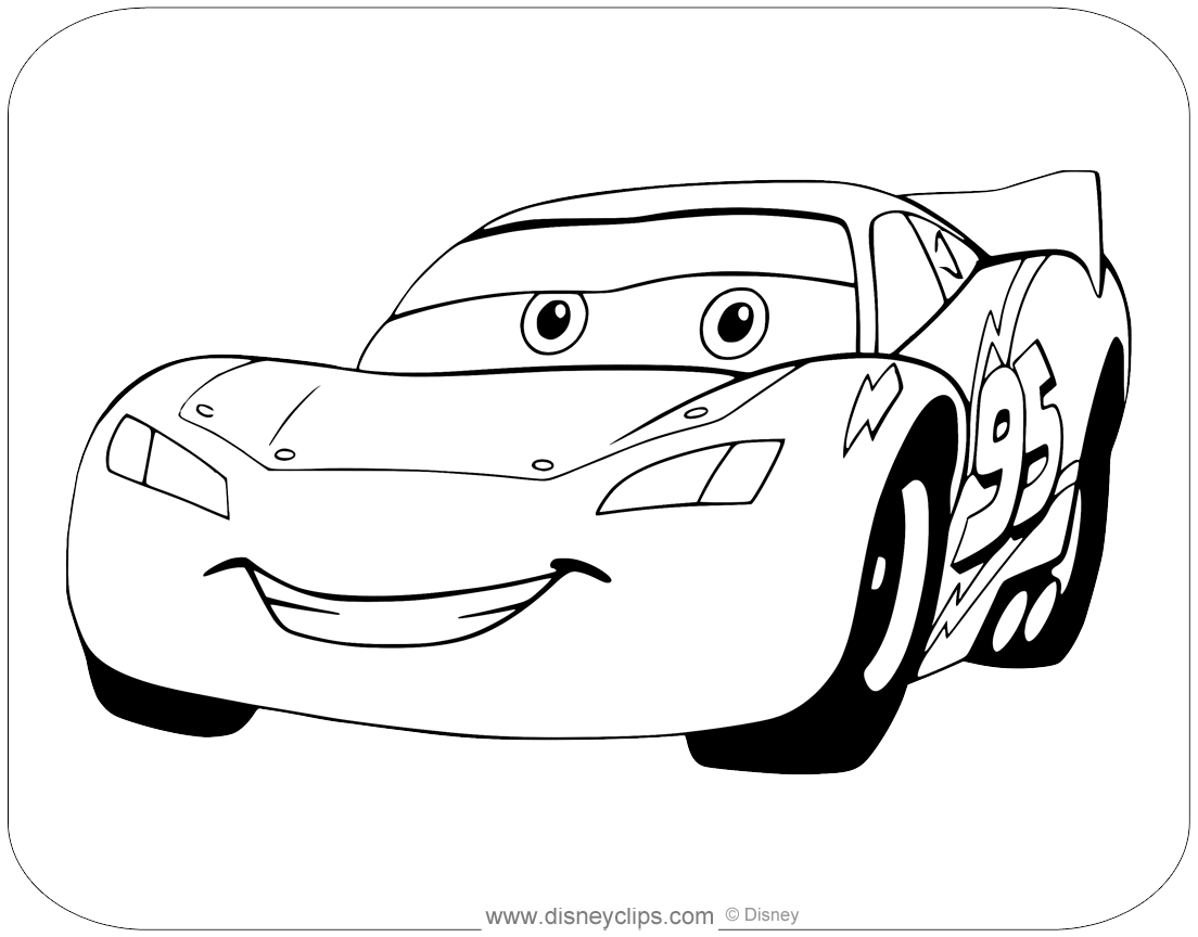 Disney Pixar's Cars Coloring Pages | Disneyclips.com
