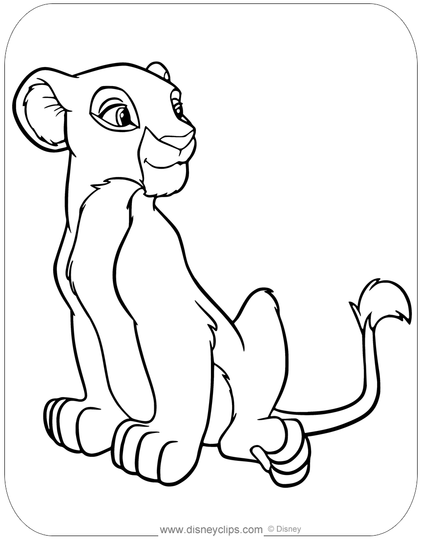 The Lion King Coloring Pages (Printable PDF) (3) | Disneyclips.com