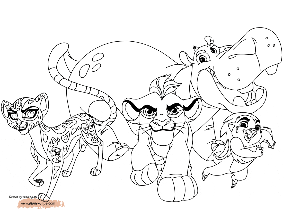 Free Printable Lion Guard Coloring Pages - Templates Printable Download