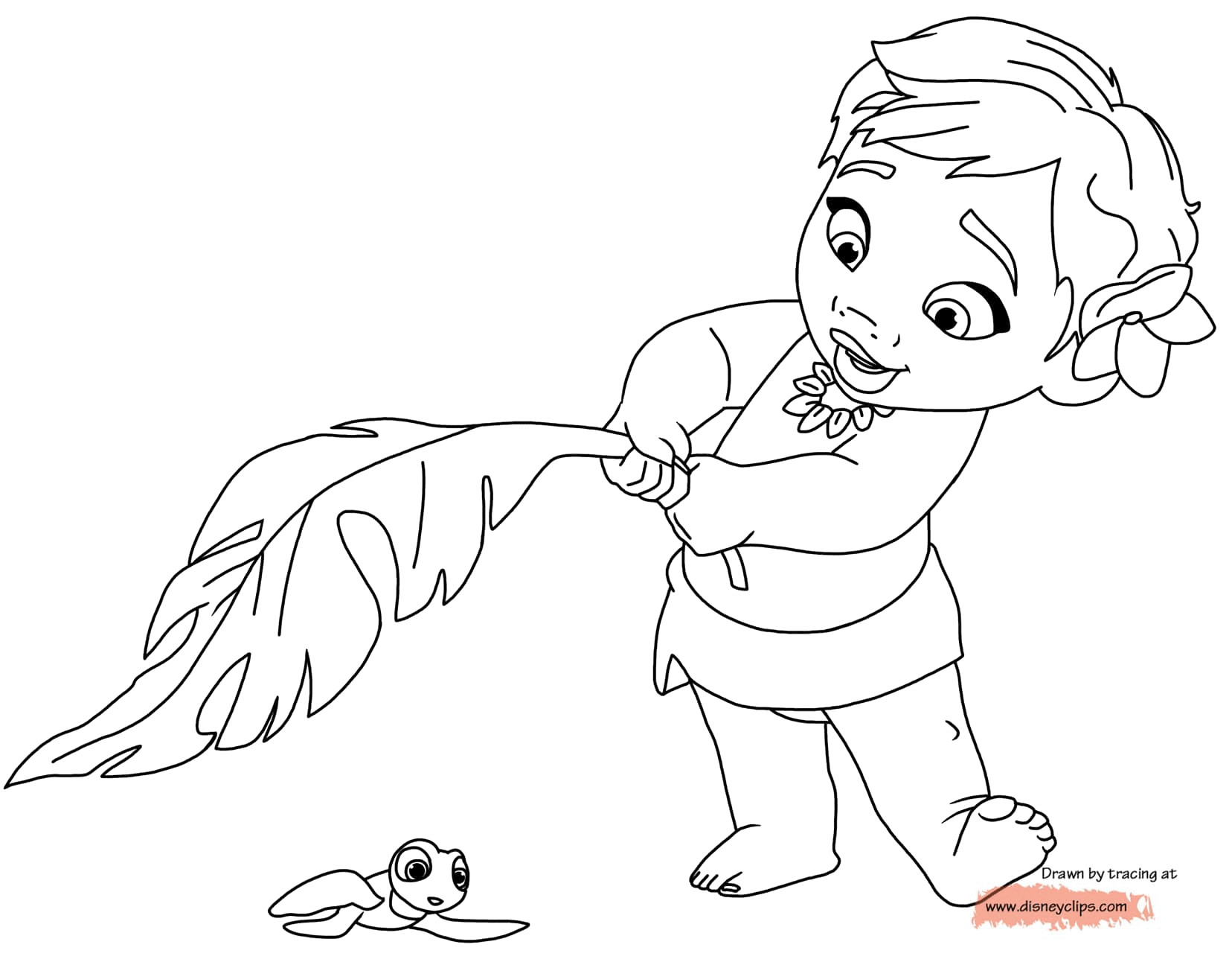 Download Disney's Moana Coloring Pages | Disneyclips.com