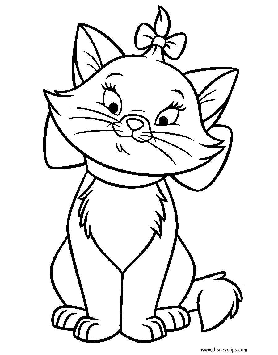 The Aristocats Coloring Pages Disney Coloring Book