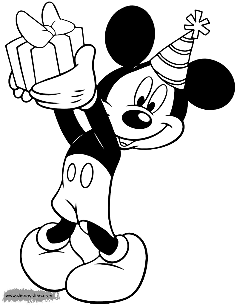 Printable Mickey Mouse Birthday Coloring Pages Free Printable Coloring Pages For Kids And Adults