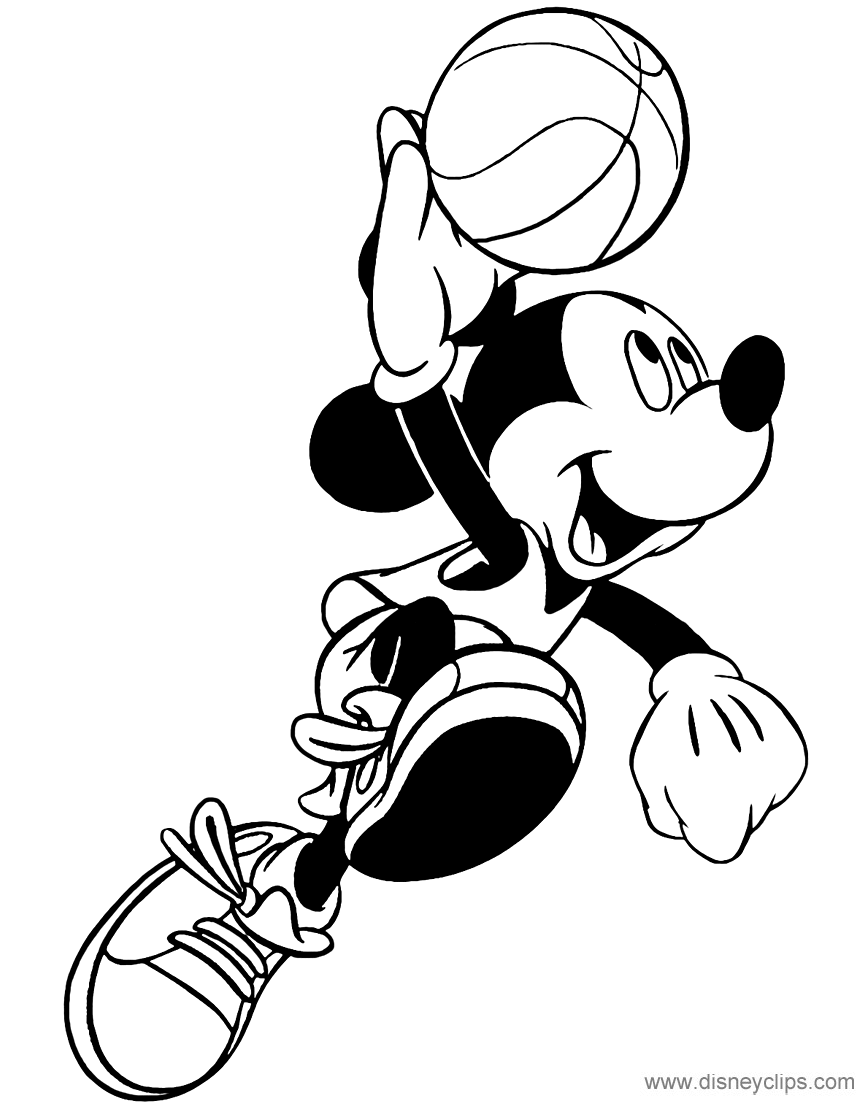 coloring pages mickey mouse