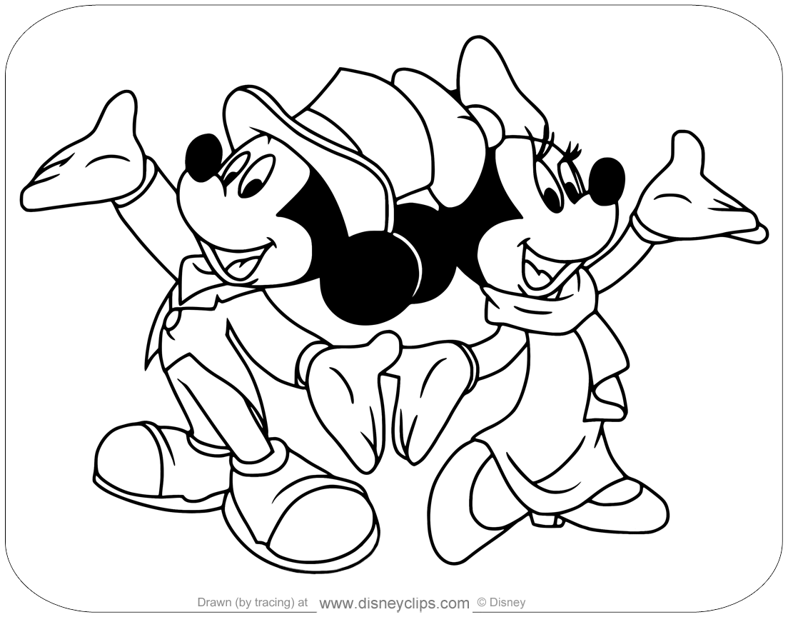 Top 75 Free Printable Mickey Mouse Coloring Pages Online