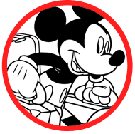 Mickey & Minnie Mouse coloring page