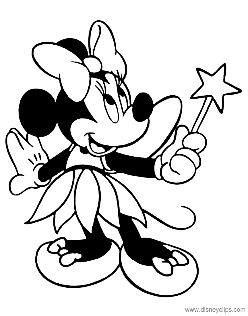 Minnie Mouse Coloring Pages 2 Disney39s World of Wonders