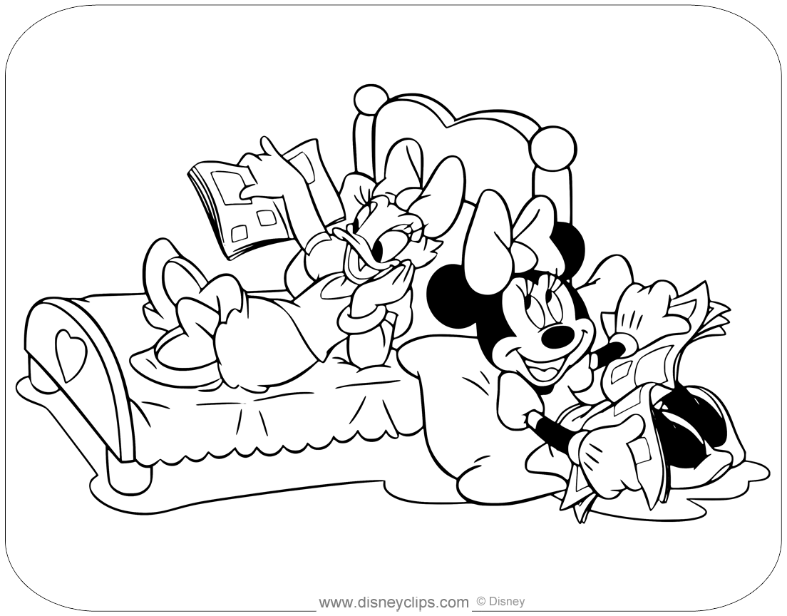 Minnie Daisy Coloring5 
