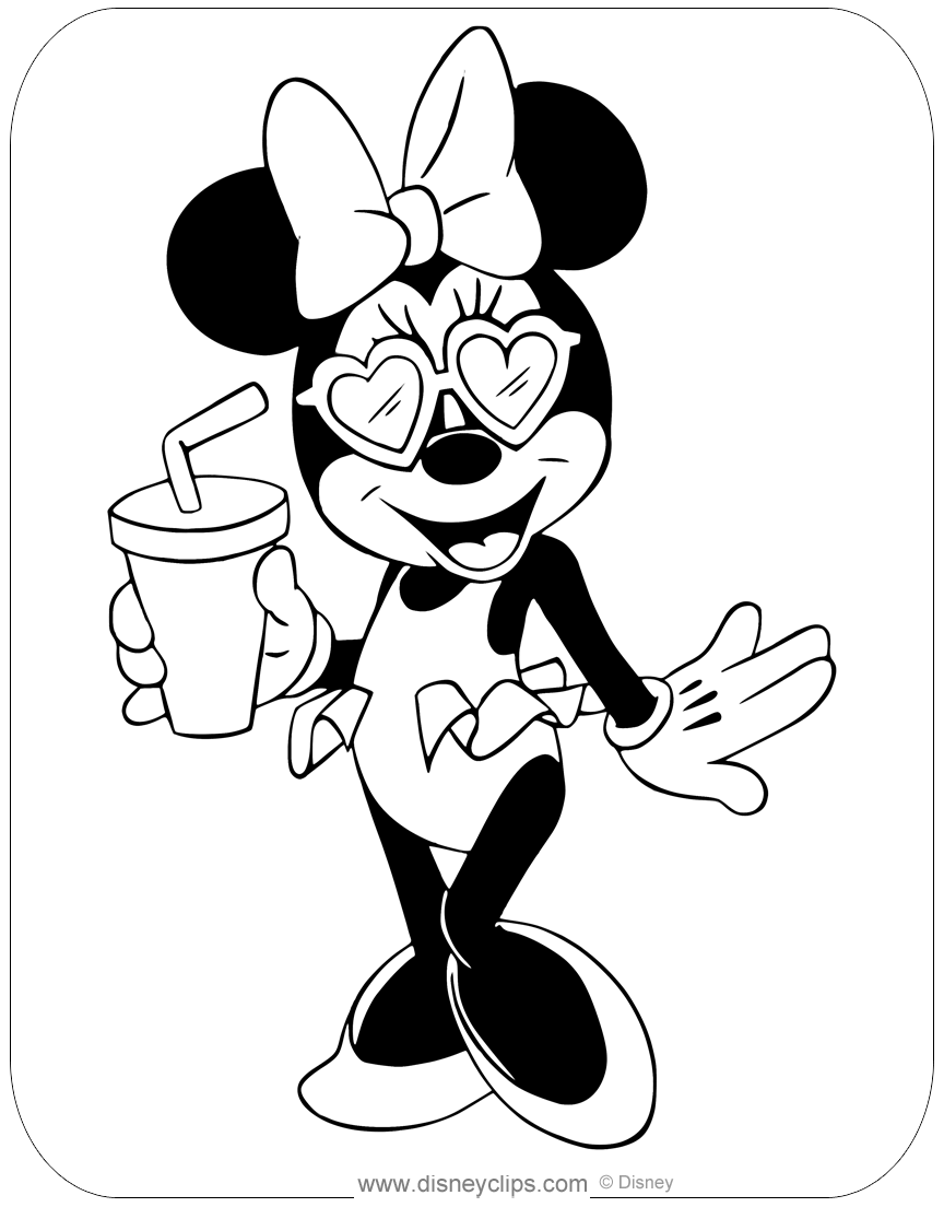 640  Coloring Pages Disney Summer  Best Free