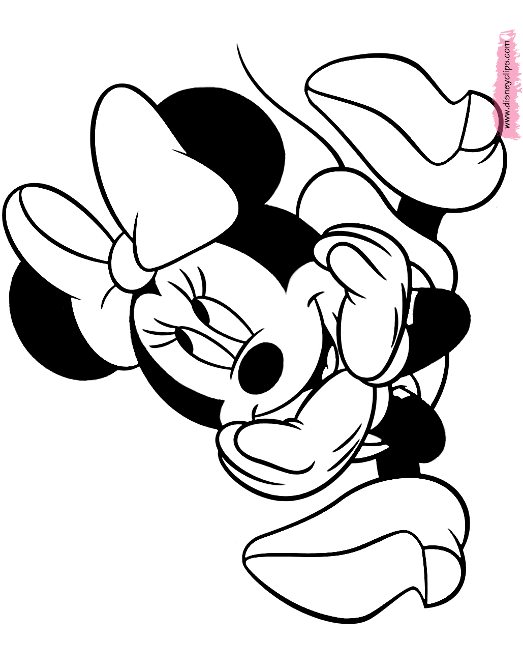 Misc. Minnie Mouse Coloring Pages (7) | Disneyclips.com