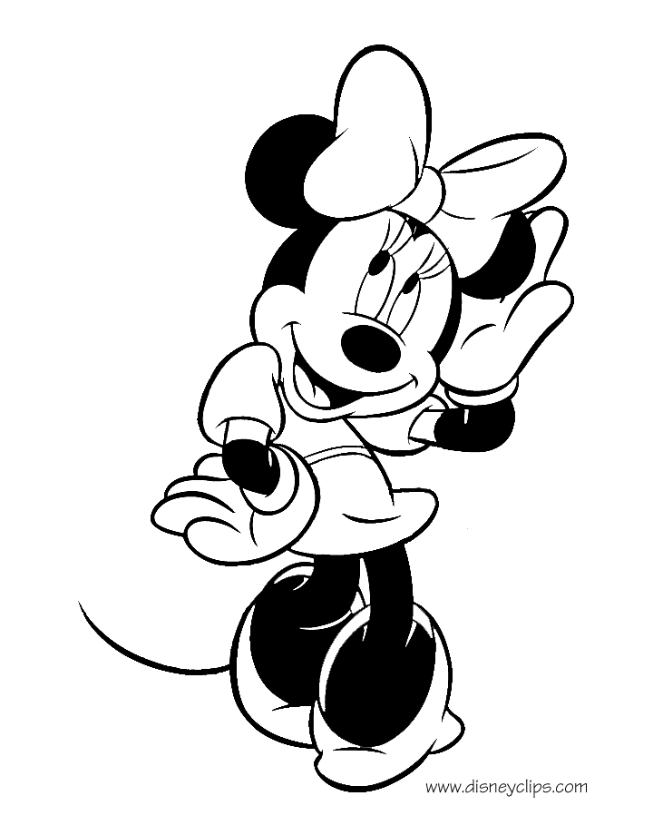 Minnie Mouse Coloring Pages | Disney Coloring Book
