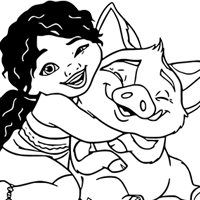 Wish Asha and Star coloring page