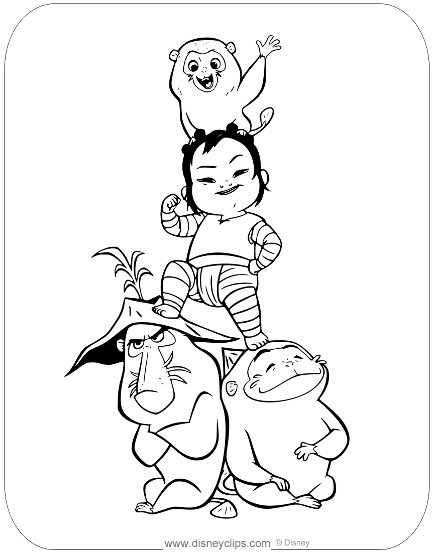 raya and the last dragon printable coloring pages disneyclips com