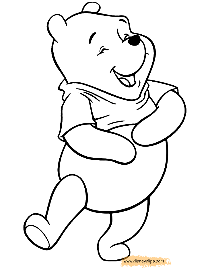 Misc. Winnie the Pooh Coloring Pages (2) | Disneyclips.com