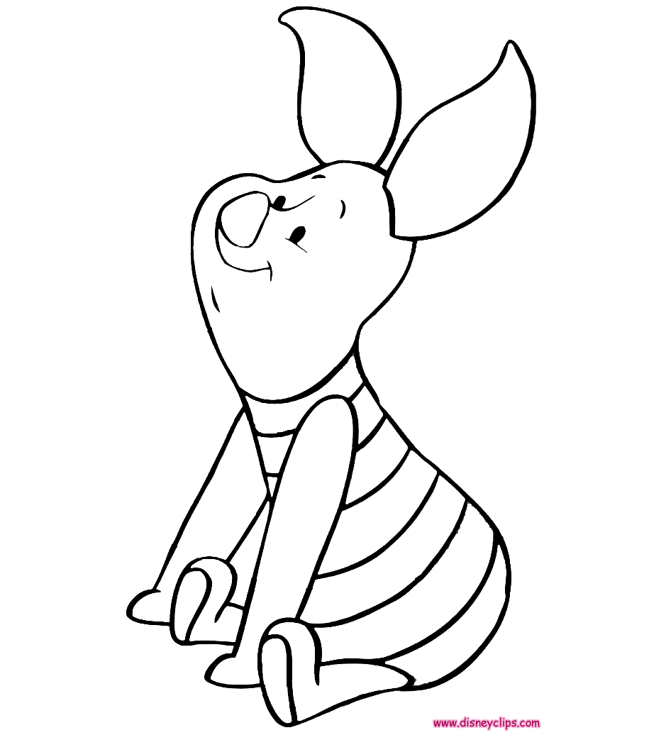 Piglet Coloring Pages | Disney Coloring Book
