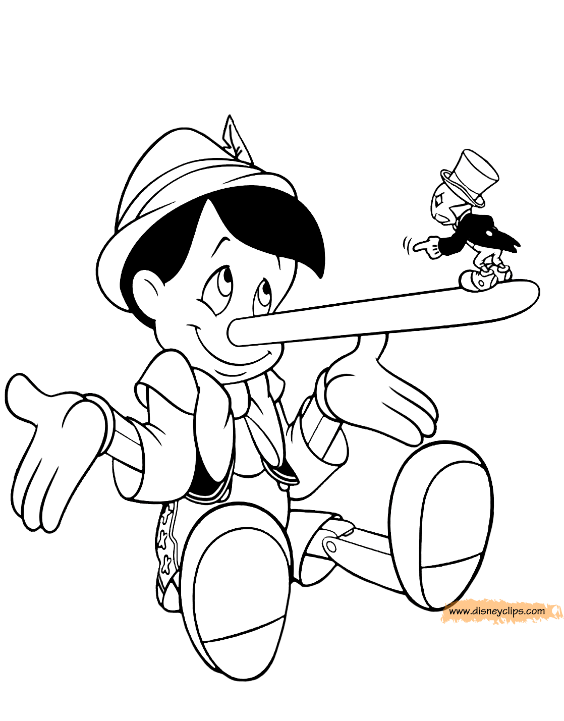 Pinocchio Coloring Pages Disney Coloring Pages Coloring Pages | Images ...
