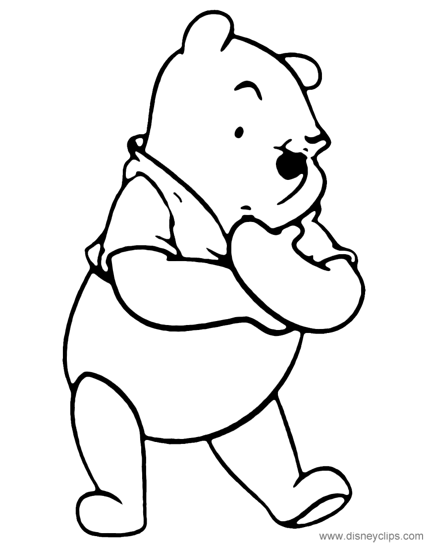 Misc. Winnie the Pooh Coloring Pages (3) | Disneyclips.com