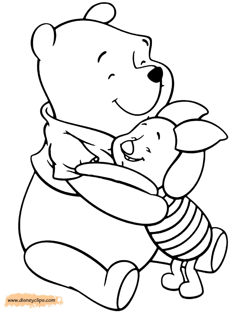 Winnie the Pooh & Friends Coloring Pages | Disney Coloring Book
