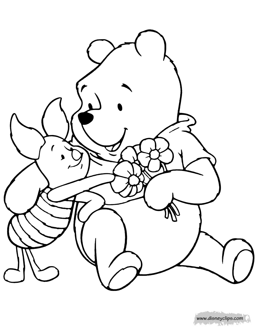 Download Winnie the Pooh & Friends Coloring Pages 2 | Disney's ...