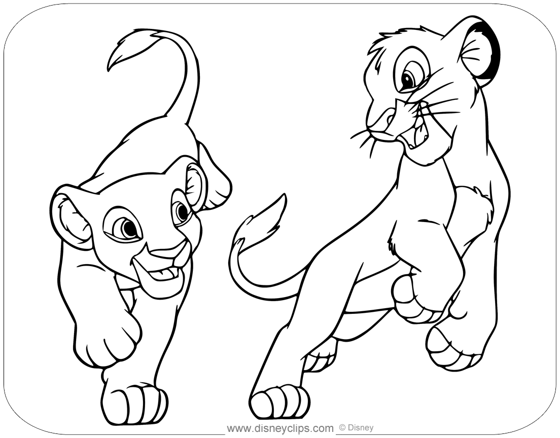 The Lion King Coloring Pages 2 Disneyclipscom