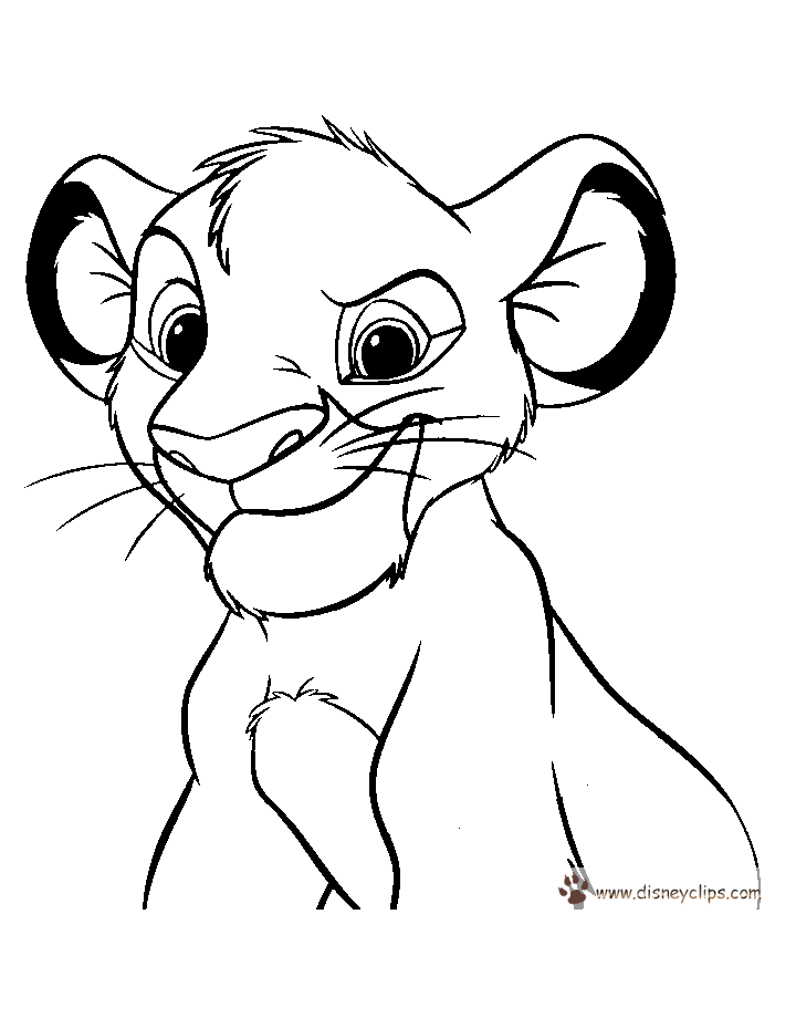 the lion king coloring pages 2  disneyclips