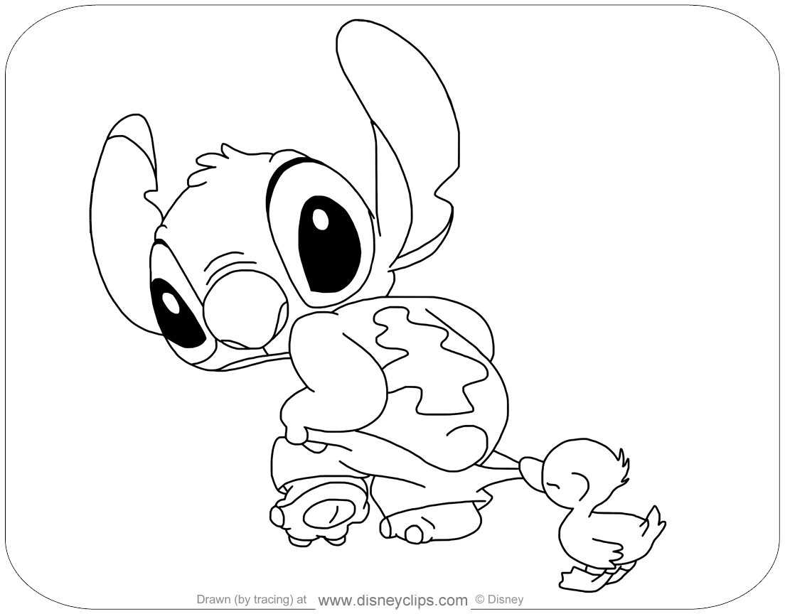 Lilo and Stitch coloring pages 